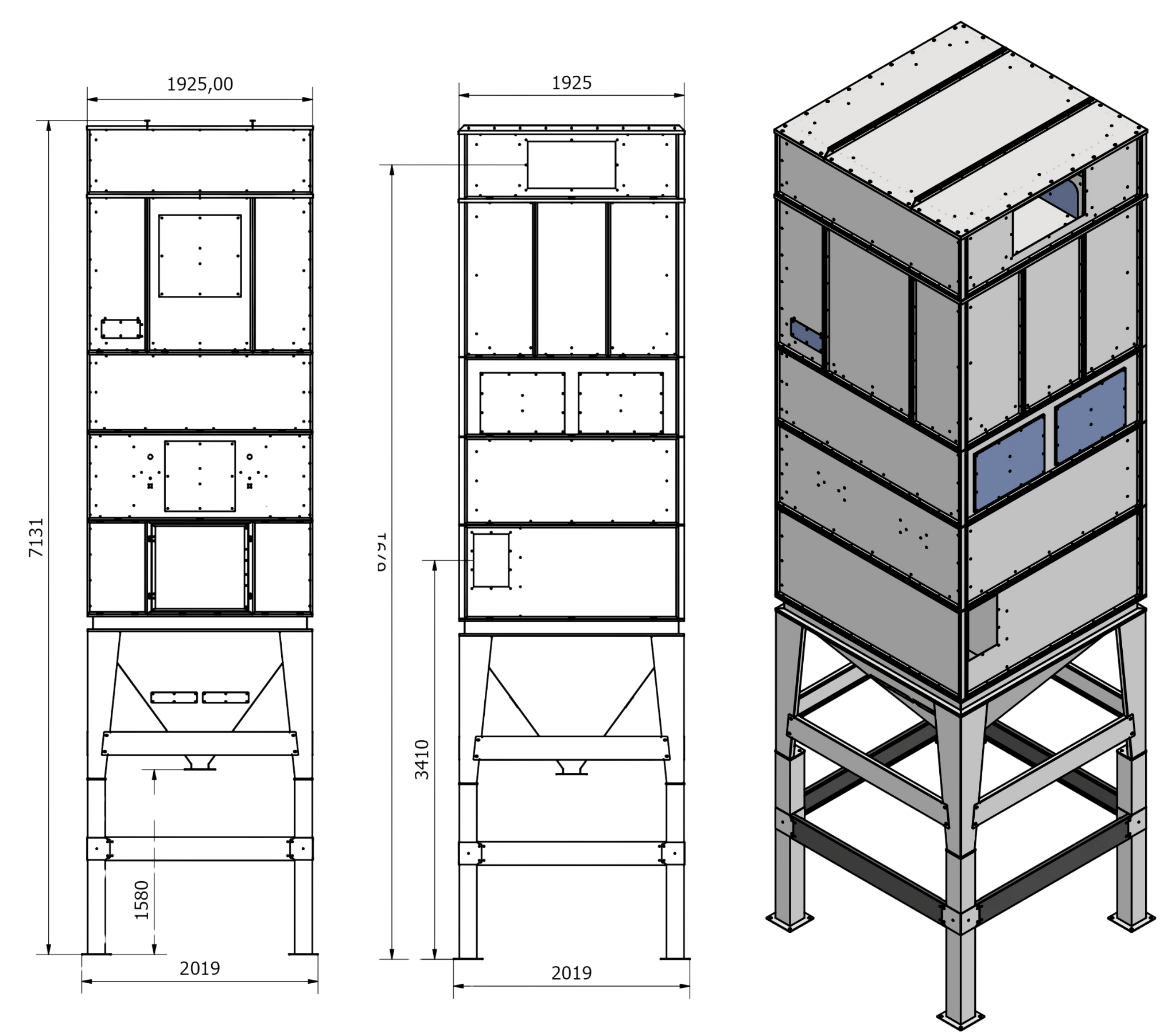 Impianto super silenziato UPDV